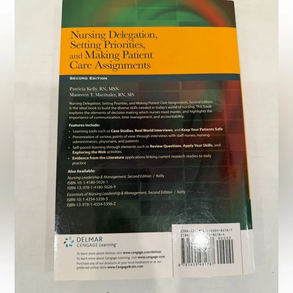 Nursing‎ Delegation Setting Priorities Making Patient Care Assignments 2nd Ed